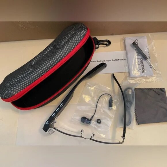 DigiOptix - 1080P HD CAMERA BLUETOOTH EYE GLASSES Spy MOTUS SMART 16GB 12 MP NEW - Picture 5 of 12